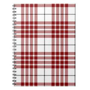Buchanan Tartan rot weiß kariert Notizblock