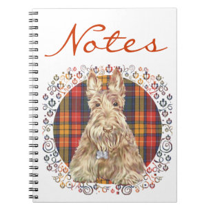 Buchanan Tartan Scottie Notizblock