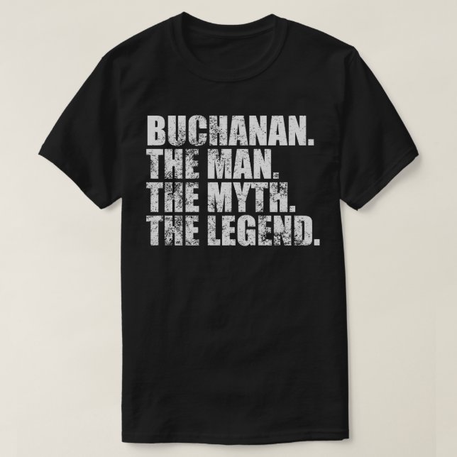 BuchananBuchanan Familienname Buchanan Nachname Bu T-Shirt (Design vorne)