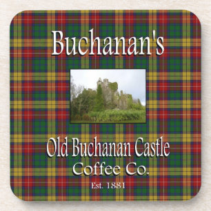 Buchanan's alte Buchanan Burg Kaffee Co. Getränkeuntersetzer