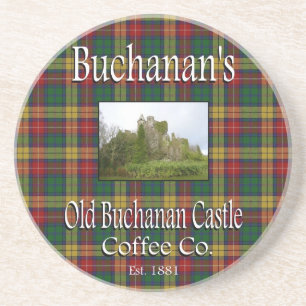 Buchanan's Old Buchanan Castle Coffee Co. Unterset Sandstein Untersetzer