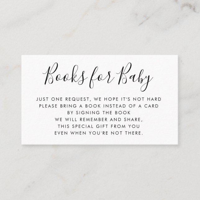 Buchanforderung | Einladung zur Babydusche (Vorderseite)