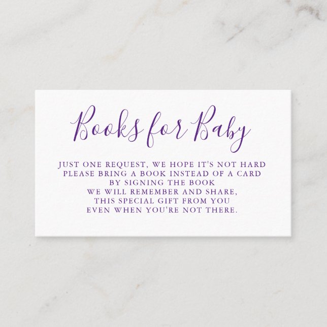 Buchanforderung | Einladung zur Babydusche (Vorderseite)