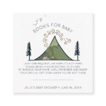 Buchanfrage | Adventure Begins Baby Showeinlage
