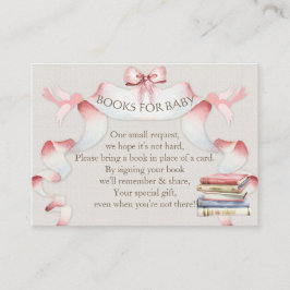 Buchanfrage Clothesline Girl Pink Ivory Begleitkarte