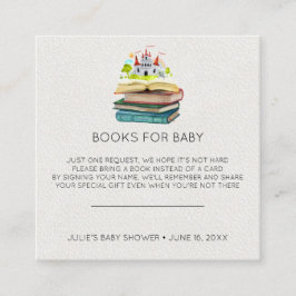 Buchanfrage | Fairy Tales Babydusche Begleitkarte