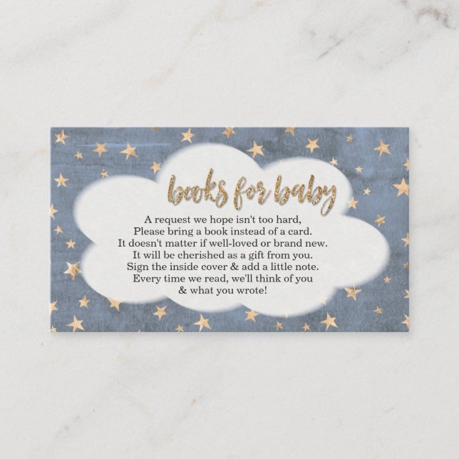 Buchanfrage für Kinderdusche Begleitkarte (Vorderseite)