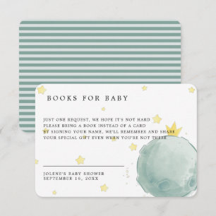 Buchanfrage Le Petit Prince Baby Dusche Begleitkarte