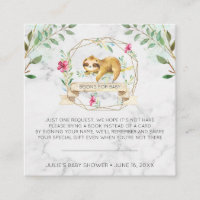 Buchanfrage | Tropical Sloth Baby Dusche