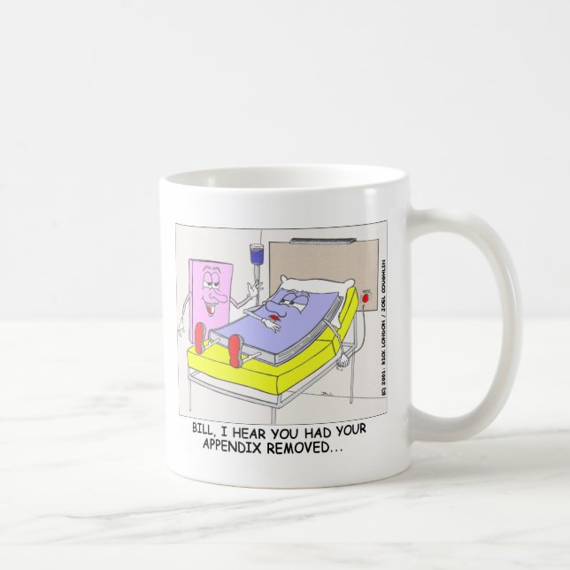 Buchanhang für lustige Geschenke und T-Shirts Kaffeetasse (Rechts)