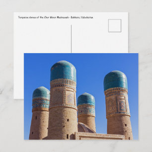 Buchara, Usbekistan -  Chor Minor-Madrasa Postkarte