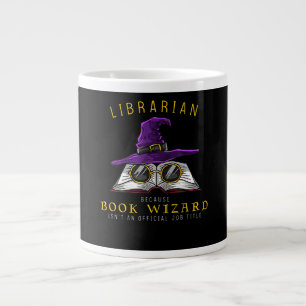 Buchassistent-Jobtitel lustige Bibliothekar-Sprich Jumbo-Tasse