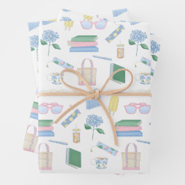 Buchclub an der Küste, Herausforderung Sommerlesen Geschenkpapier Set