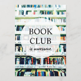 Buchclub Personalisierte Einladung