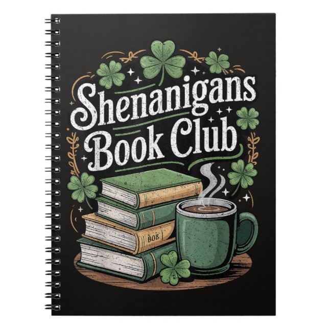 Buchclub St. Patricks Day Notizblock (Vorderseite)