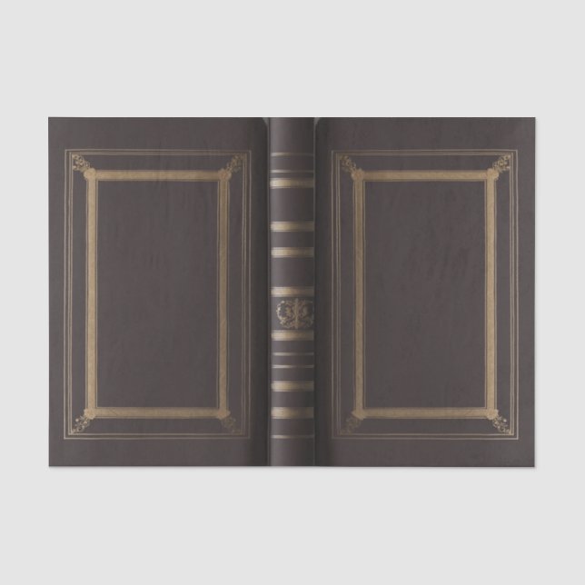 Buchcover Seidenpapier (Vorderseite)