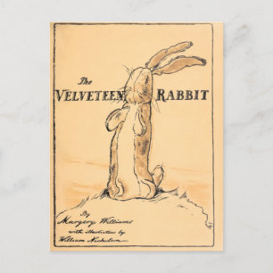 Buchcover - The Velveteen Rabbit Postkarte
