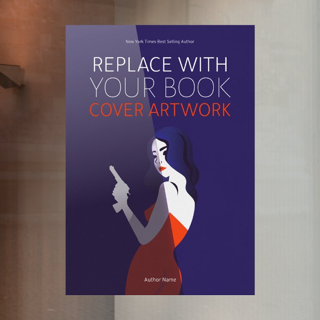 Buchdeckerwerk | Autor Werbeaktion Fensteraufkleber (Von Creator hochgeladen)