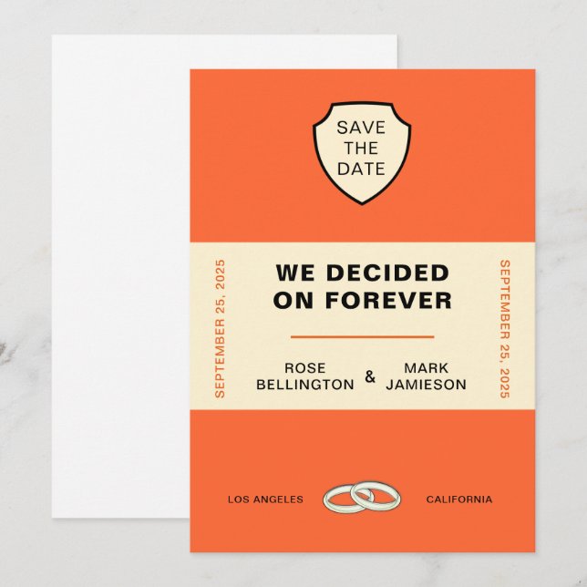 BUCHDECKUNG "WIR BESCHLOSSEN AUF FRÜHER" EINLADUNG (Vorne/Hinten)