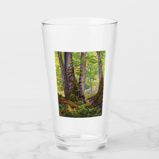 Buche Bäume im Wald (Wald) (Paul Ranson) Glas (Vorderseite)