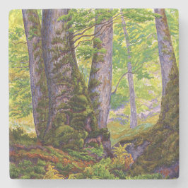 Buche Bäume im Wald (Wald) (Paul Ranson) Steinuntersetzer