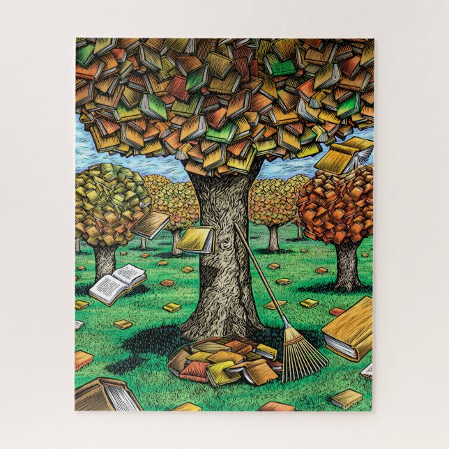 Buche Bäume Puzzle (Vertikal)
