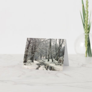 Buche Forest, Winter von Anders Andersen-Lundby Dankeskarte