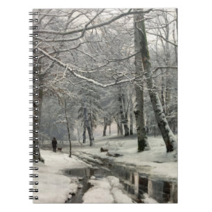 Buche Forest, Winter von Anders Andersen-Lundby Notizblock