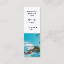 Buchen | Autor-Mini-Werbedesign Mini Visitenkarte
