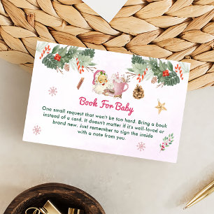 Buchen für Babykost Weihnachten Party Begleitkarte