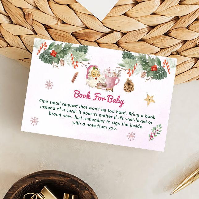 Buchen für Babykost Weihnachten Party Begleitkarte (Von Creator hochgeladen)