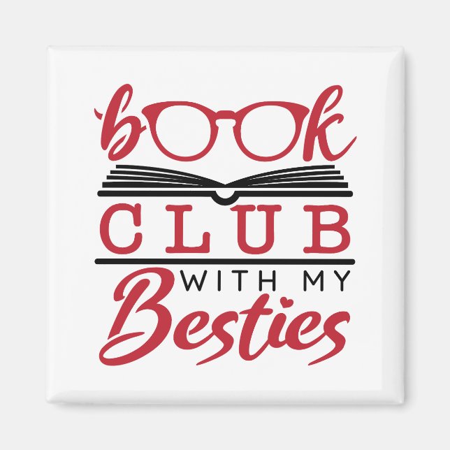 Buchen Sie Club mit meinen Besties Magnet (Vorne)