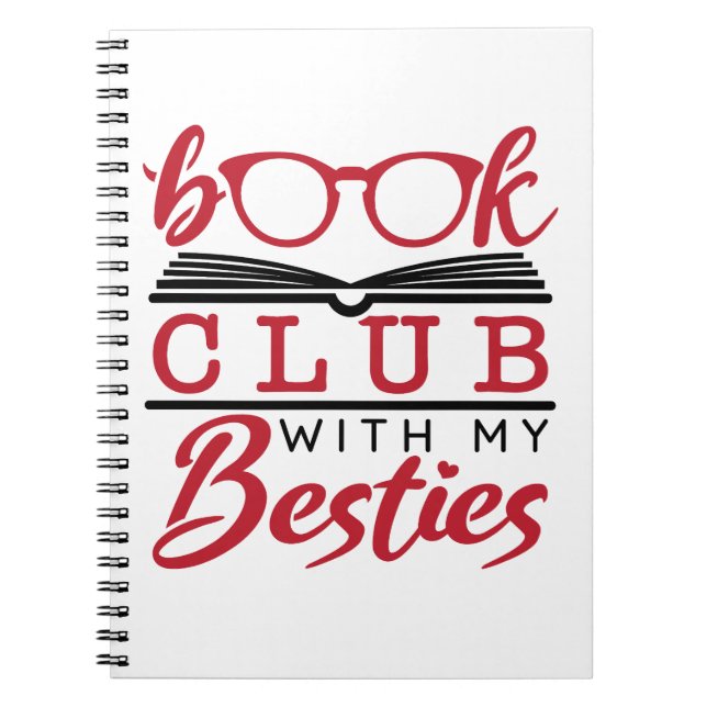 Buchen Sie Club mit meinen Besties Notizblock (Vorderseite)