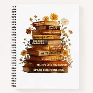 Buchen Sie den Black History Month Notizbuch