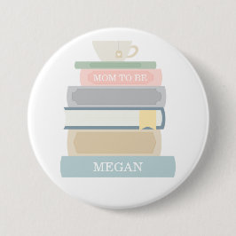 Buchen Sie die Mama für Babydusche Button