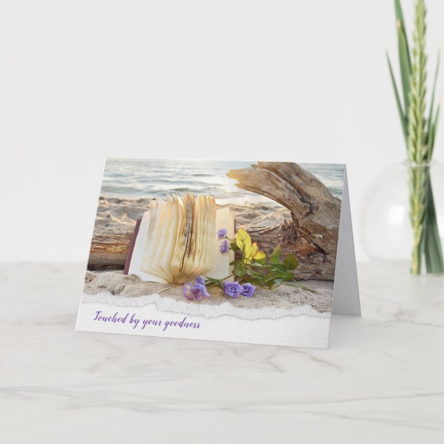 Buchen Sie Driftwood Dankeschön Card Karte (Vorderseite)