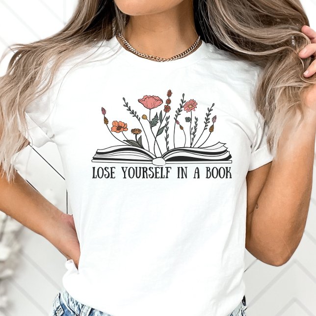 Buchen Sie liebes Shirt, verlieren Sie sich in ein T-Shirt (Von Creator hochgeladen)