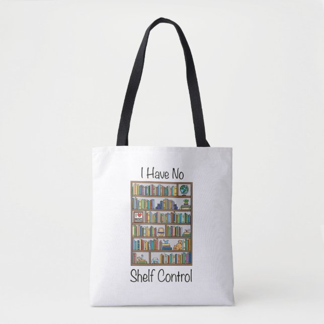 Buchen Sie Lover Tote Bag - ich habe keine Kontrol Tasche (Vorderseite)