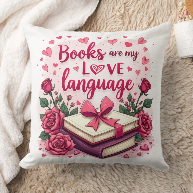 Buchen Sie Lover Valentine Romantic Reading Ästhet Kissen (Decke)