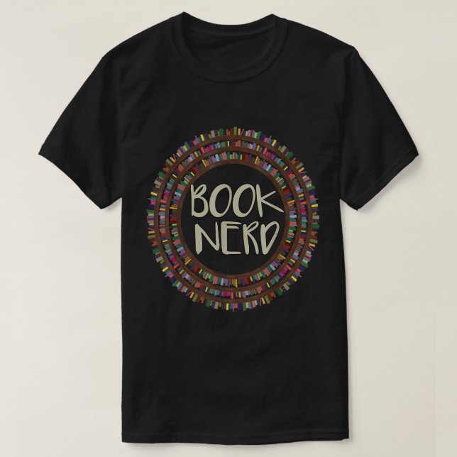 Buchen Sie Nerd T Shirt - Comic Buchen Sie Lover T (Design vorne)