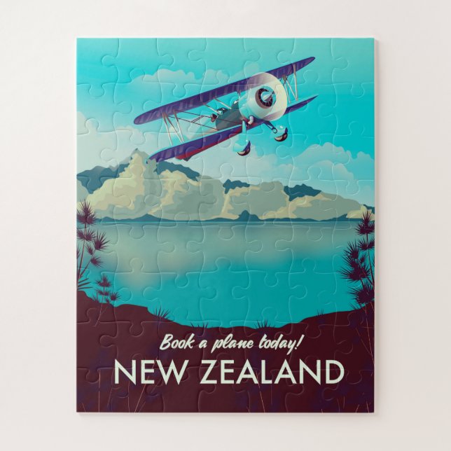 Buchen Sie noch heute ein Flugzeug! Neuseeland (Vertikal)