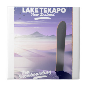 buchen Sie noch heute einen Ausflug zum See Tekapo Fliese