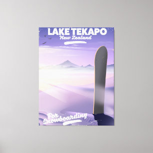 buchen Sie noch heute einen Ausflug zum See Tekapo Leinwanddruck