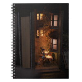 Buchen Sie nook diorama - kleines Café Notizblock