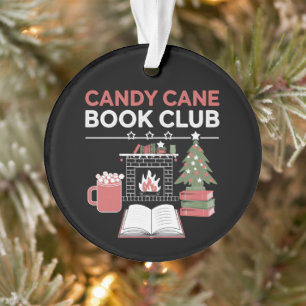 Buchen Sie Weihnachts Candy Cane Book Club Buchen Ornament