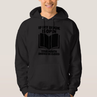 Buchen Sie Worm, wenn mein Buch geöffnet ist, soll Hoodie
