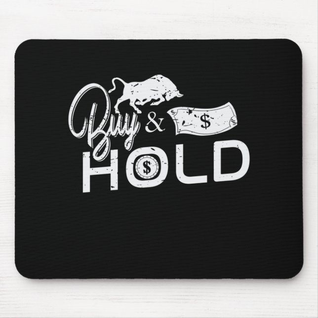 Buchen und halten Bullenmarkt Mousepad (Vorne)