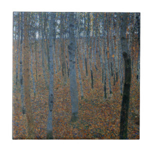 Buchenwald I von Gustav Klimt Fliese