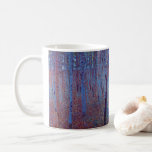 Buchenwald von Gustav Klimt, Vintager Jugendstil Kaffeetasse<br><div class="desc">Der Buchenwald (1902) von Gustav Klimt ist ein Vintages Viktorianisches Kunstlandschaftsbild der Ära,  das eine Naturlandschaft beherbergt. Ein dunkler Wald mit Buchen und Blätter in der Nacht. Über den Künstler: Gustav Klimt (1862-1918) war ein österreichischer Symbolik-Maler und einer der prominentesten Mitglieder der Wiener Jugendstil-Bewegung.</div>