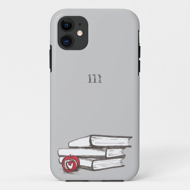 Bücher + Apple | kundengerecht Case-Mate iPhone Hülle (Rückseite)